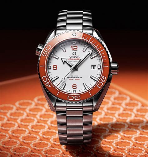 omega seamaster 600m orange bezel|omega planet ocean orange bezel.